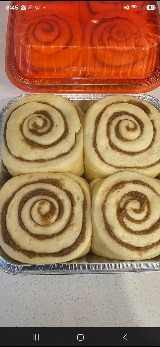 Jumbo cinnamon buns 4-pack